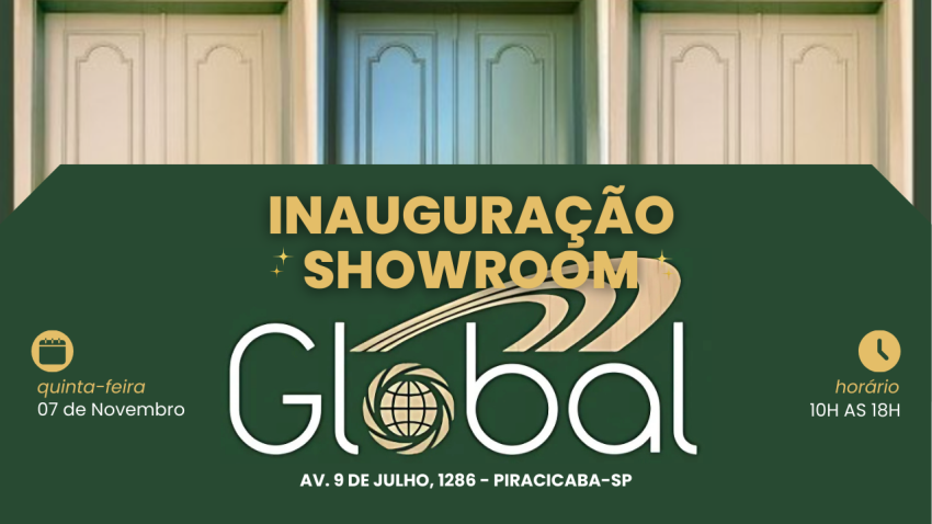 Inauguração do Showroom Global Especialista em Portas