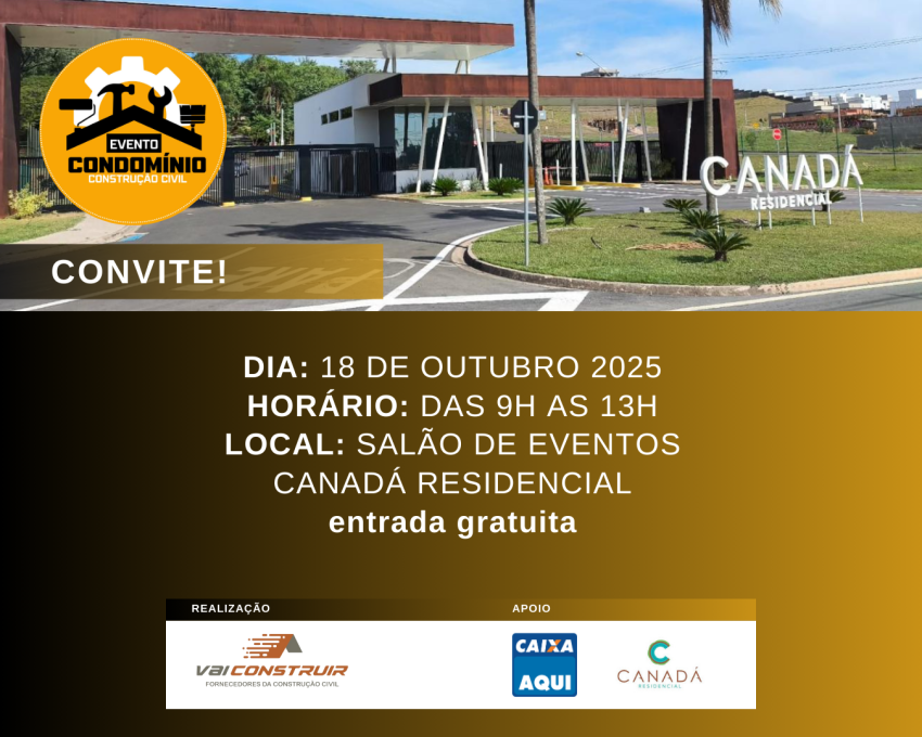 Evento de Condomínio da Construção Civil - Canadá